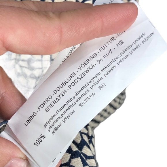 Blue/Cream PIT Amsterdam Fit & Flare Dress US Sz 6 - Picture 11 of 12